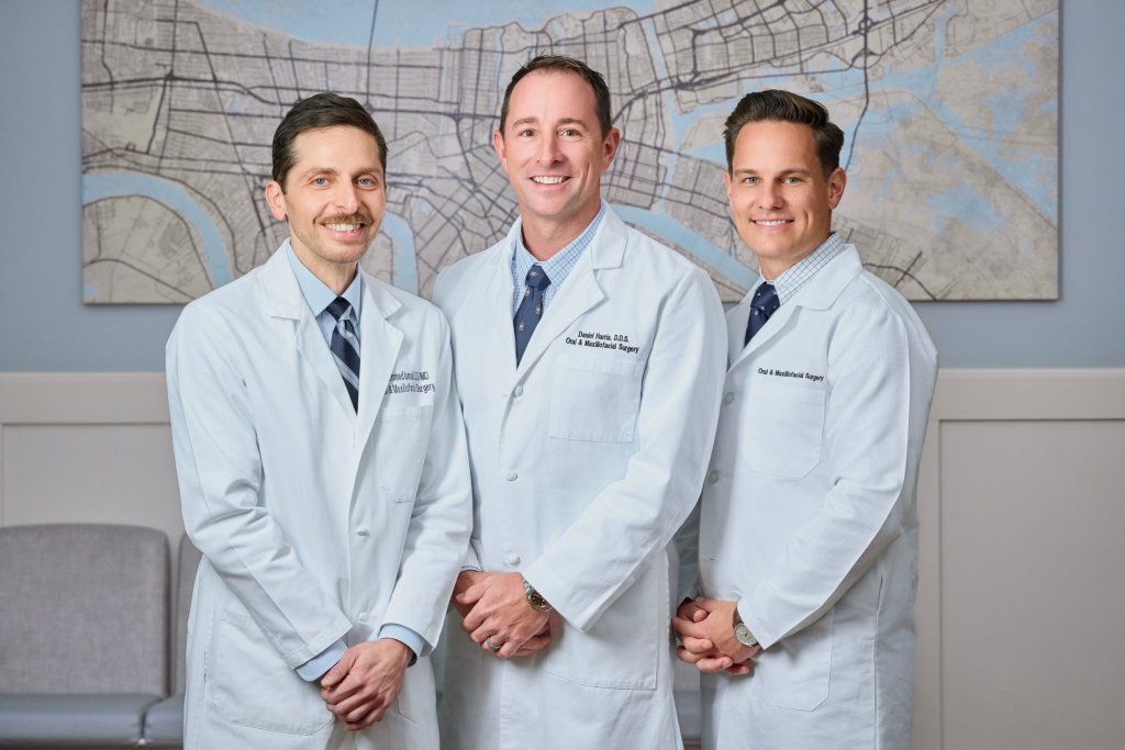Group photo of Doctors at Oral & Maxillofacial Surgical Associates in Metairie, LA, Bay St. Louis, MS, and Marrero, LA